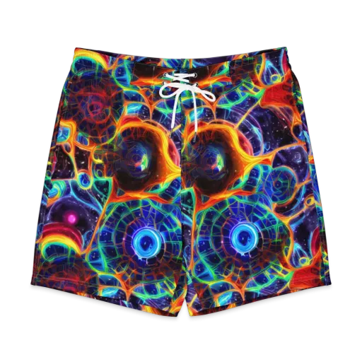 Radiant Cosmos on a Men's Board Shorts