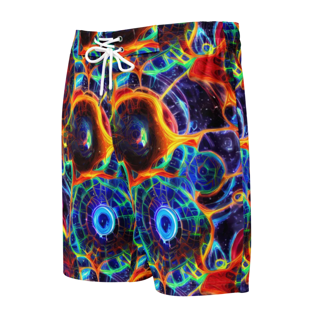 Radiant Cosmos on Men's Board Shorts — Front
