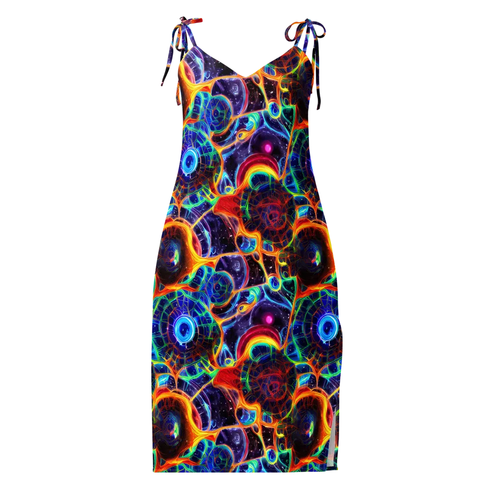 Radiant Cosmos on Slip Dress — Front