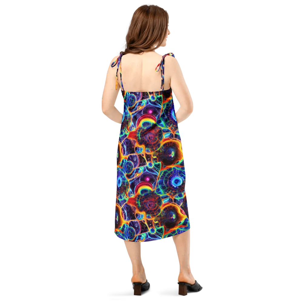 Radiant Cosmos on Slip Dress — Back