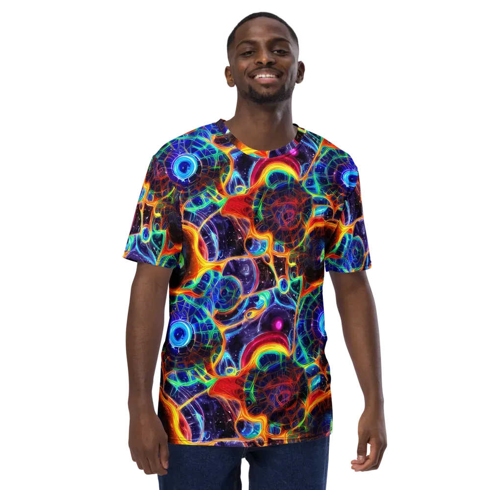 Radiant Cosmos on Men's Crew Neck T-Shirt — Front