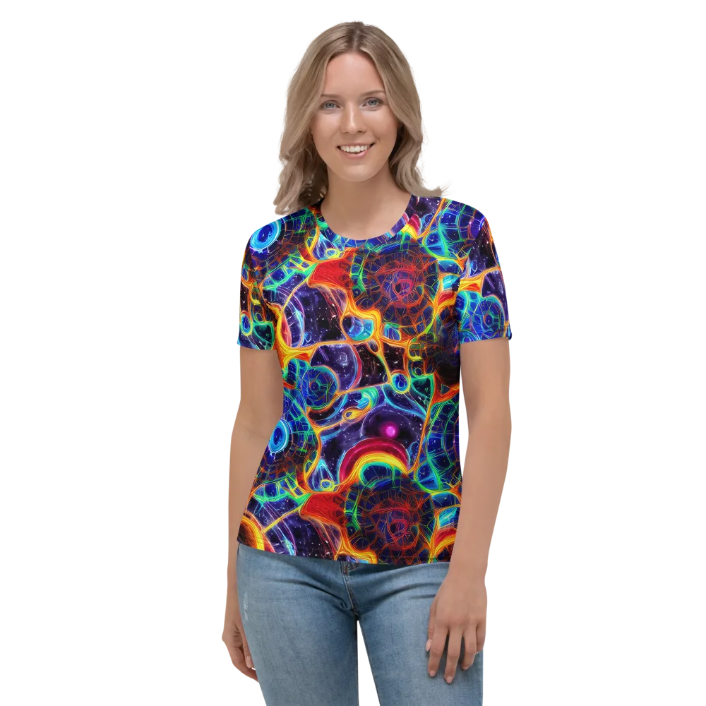 Radiant Cosmos on Women's Crew Neck T-Shirt — Front