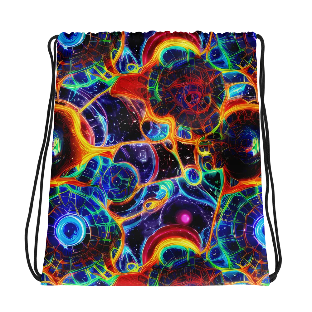 Radiant Cosmos on Drawstring Bag — Photo