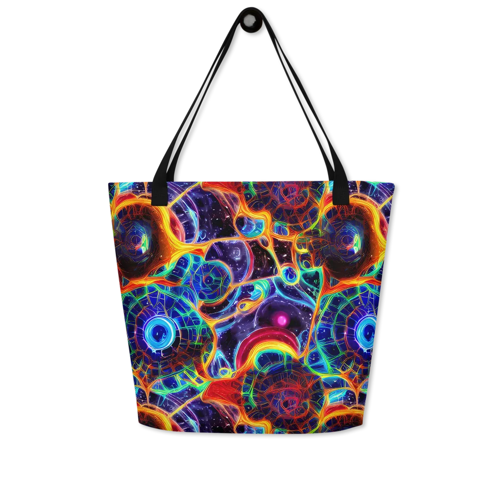 Radiant Cosmos on Large Tote Bag W/ Pocket — Front