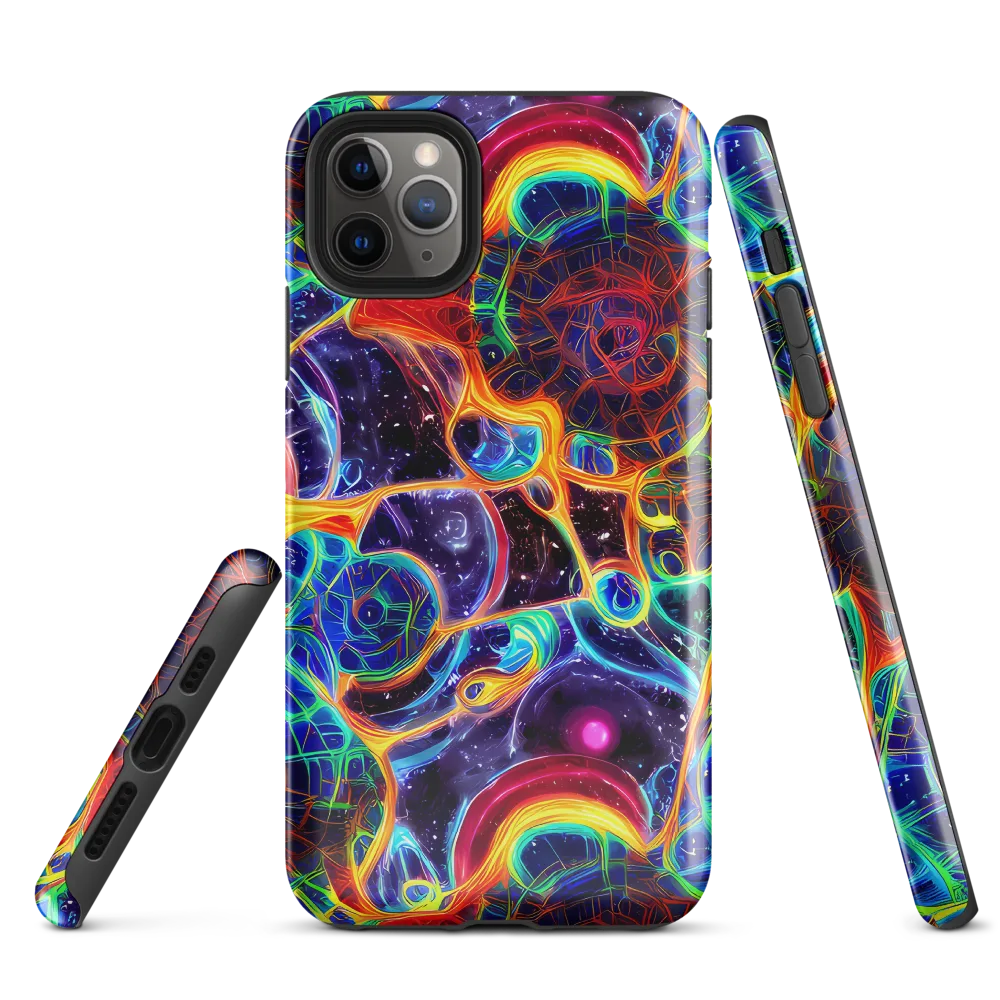 Radiant Cosmos on Tough Case for iPhone® — Front