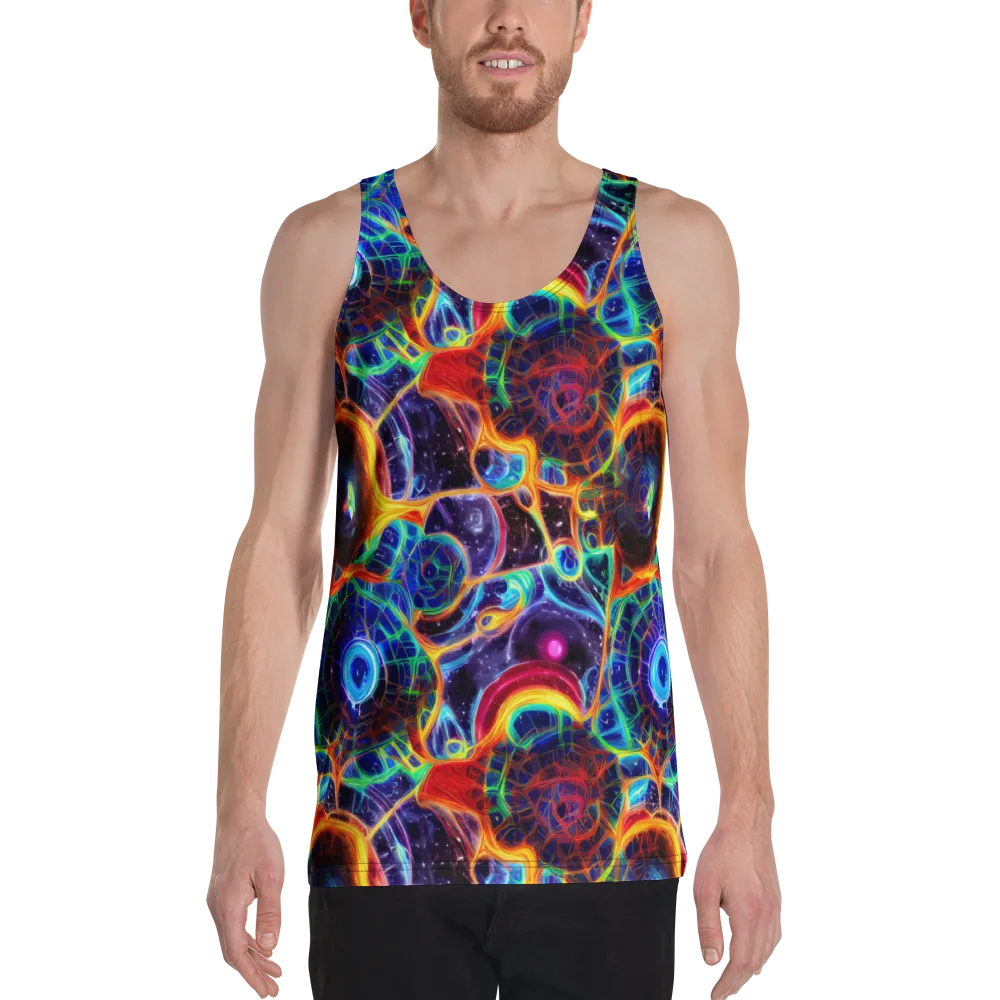 Radiant Cosmos on Men's Tank Top — Front