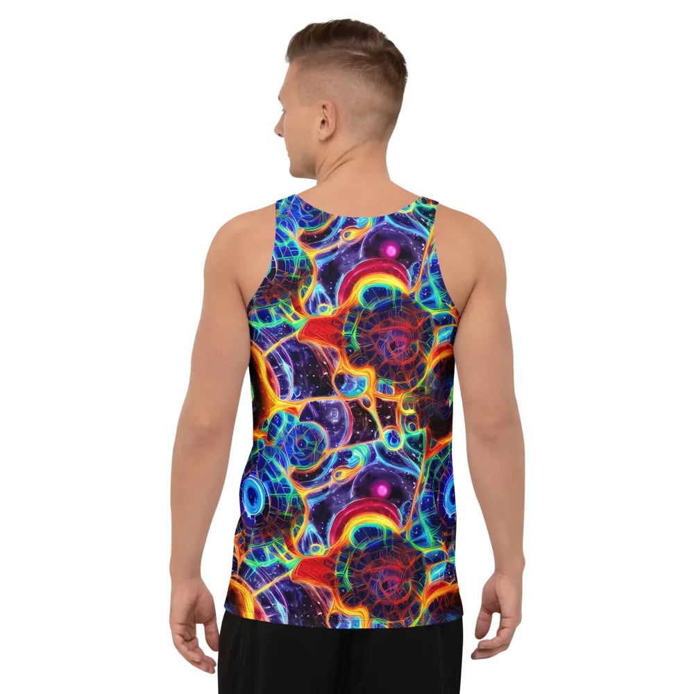 Radiant Cosmos on Men's Tank Top — Back