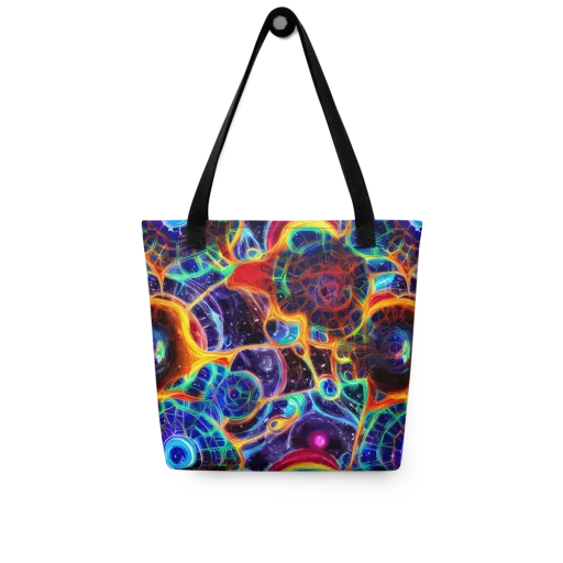 Radiant Cosmos on a Tote Bag