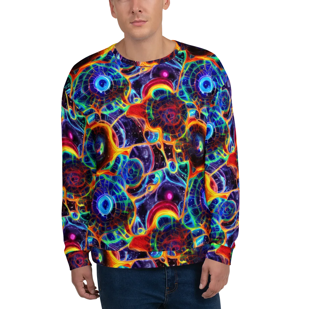 Radiant Cosmos on Sweatshirt — Front