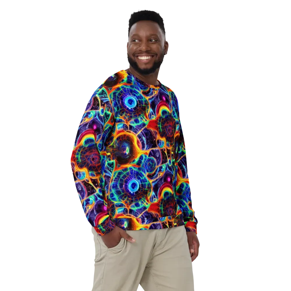Radiant Cosmos on Sweatshirt — Front