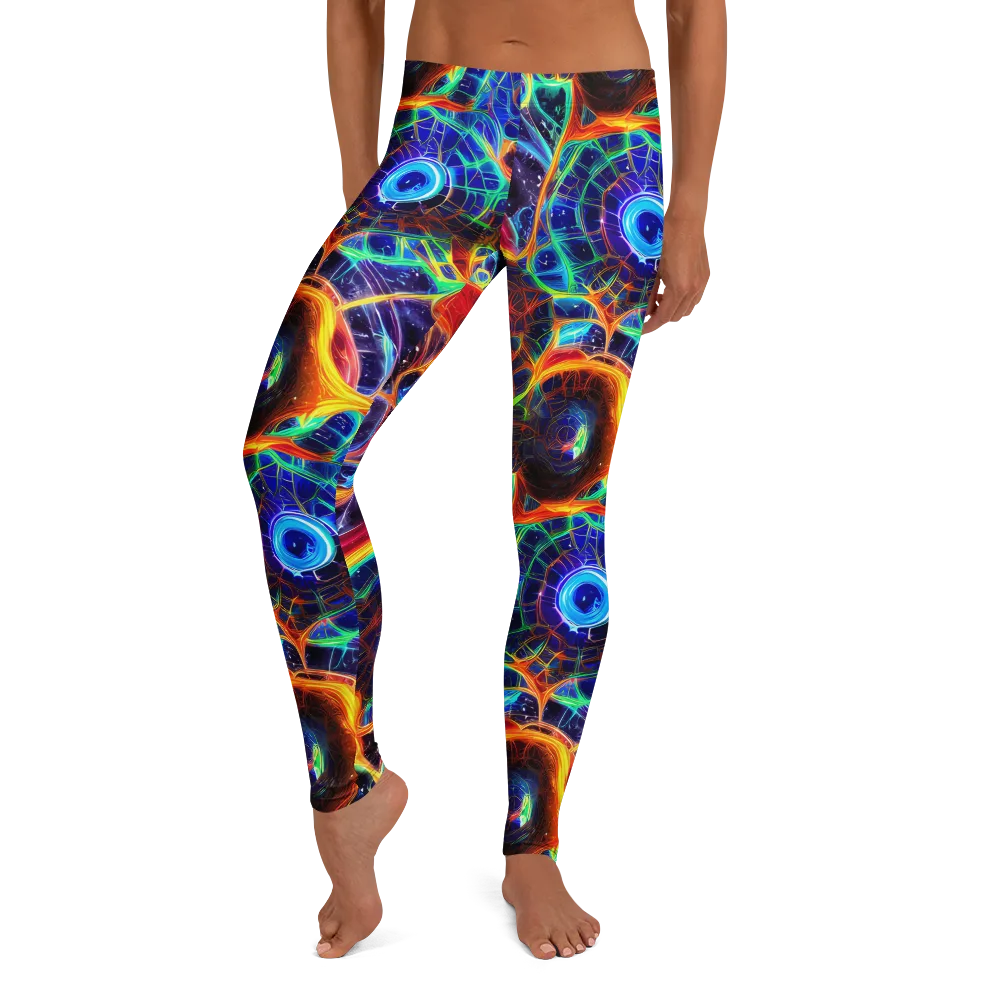 Radiant Cosmos on Leggings — Front