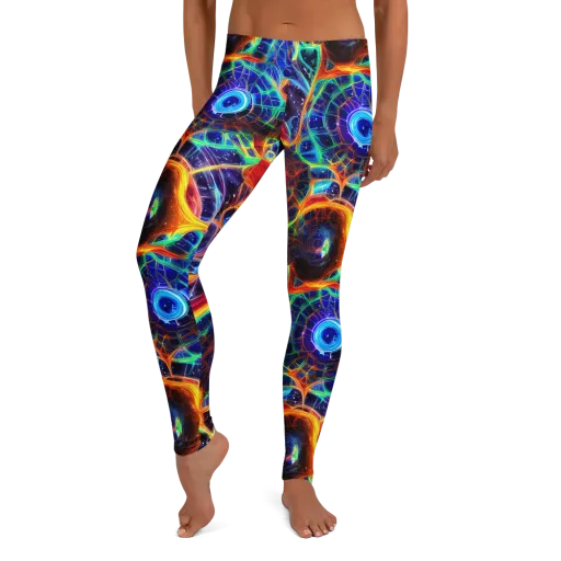 Radiant Cosmos on a Leggings