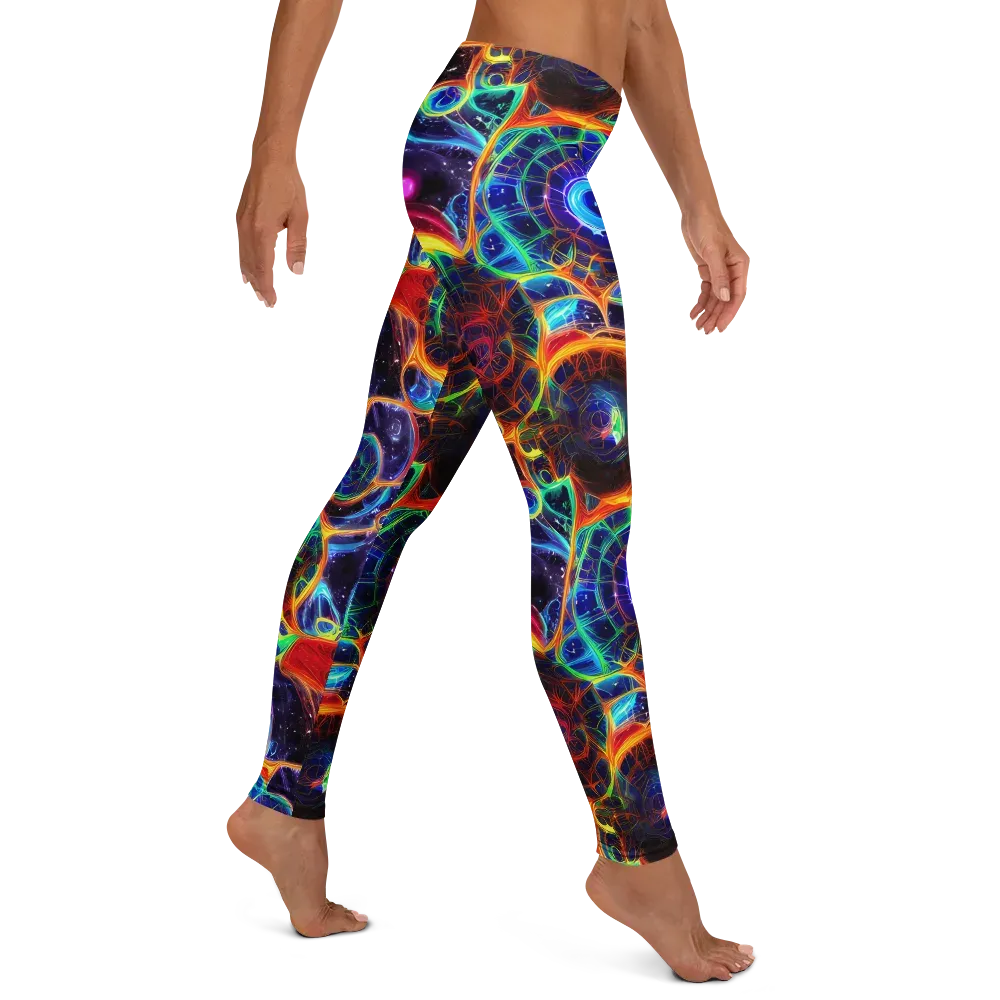Radiant Cosmos on Leggings — Right