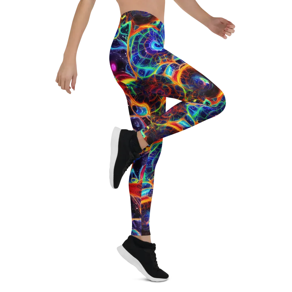 Radiant Cosmos on Leggings — Right