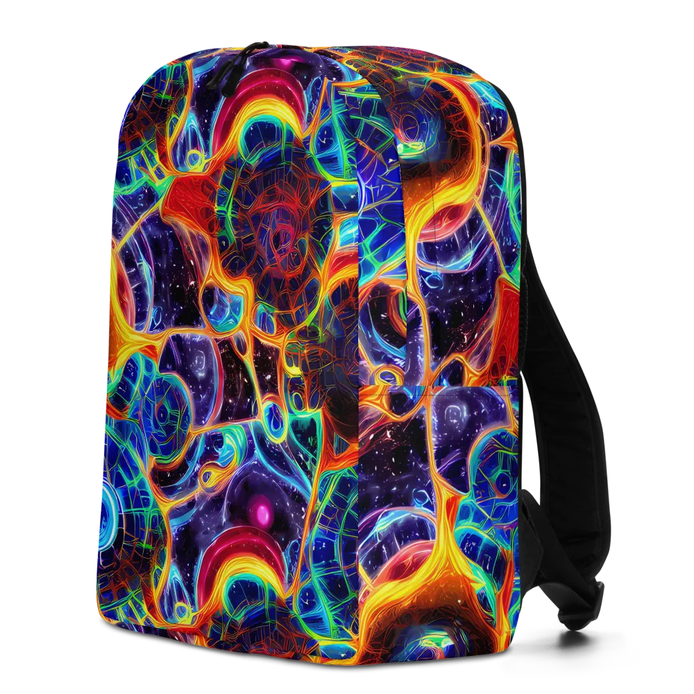 Radiant Cosmos on Minimalist Backpack — Left