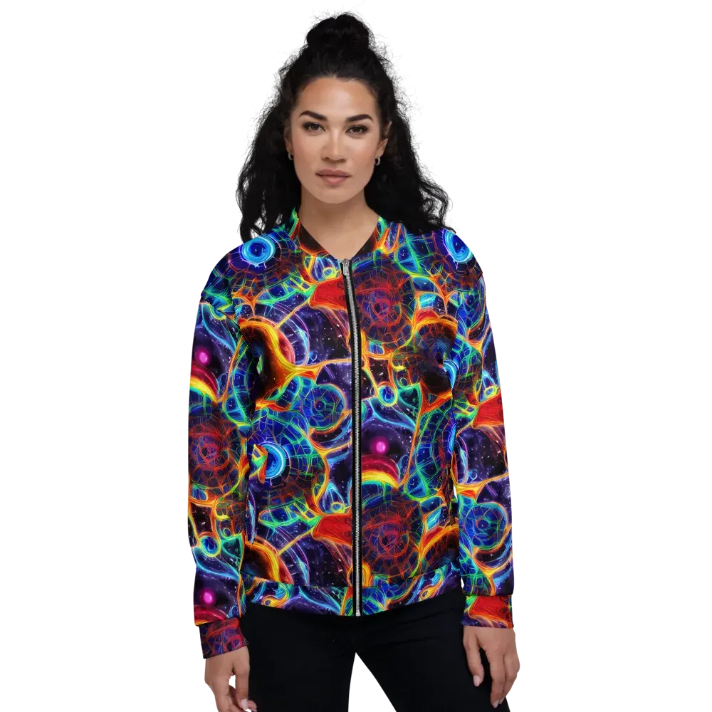 Radiant Cosmos on Bomber Jacket — Front