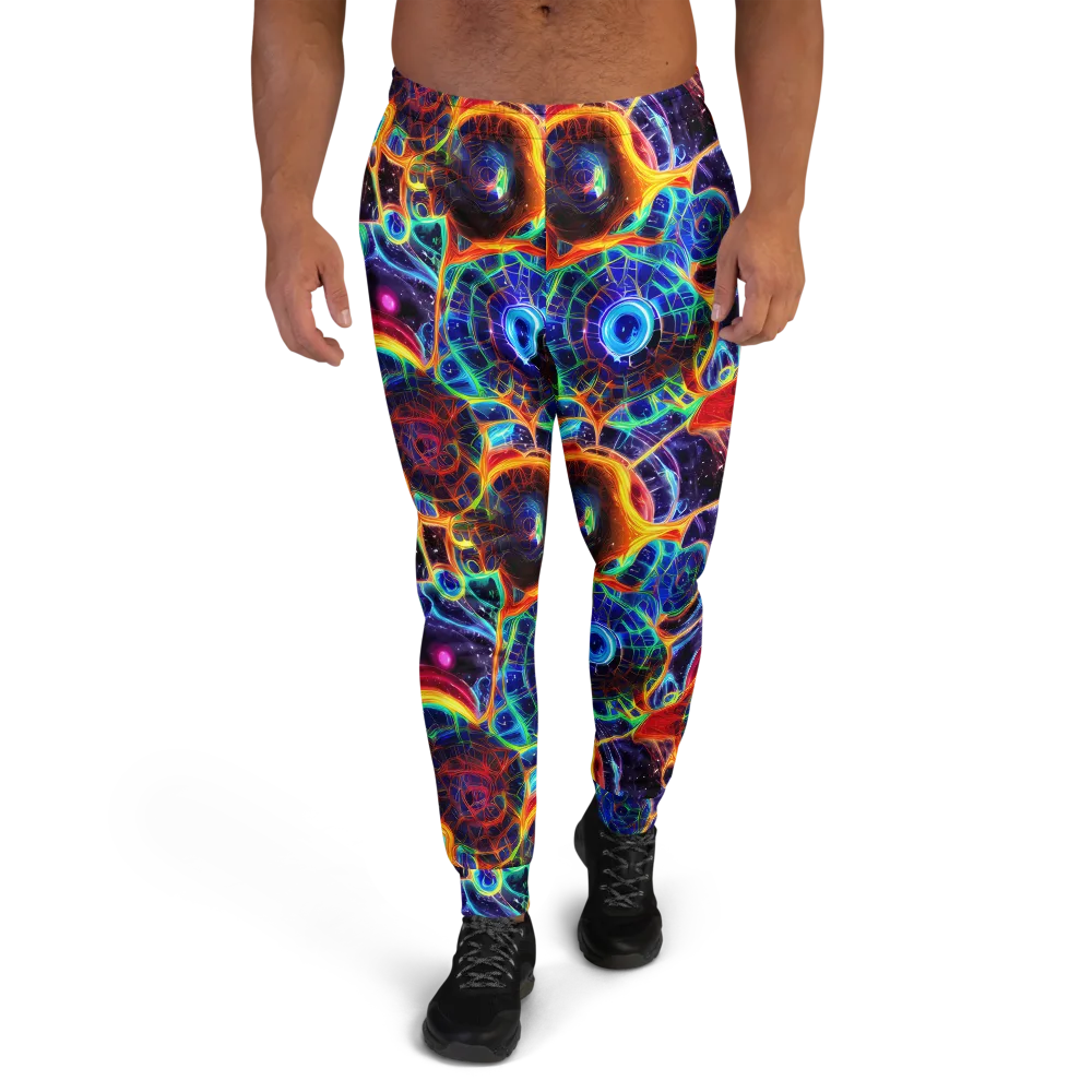 Radiant Cosmos on Men's Joggers — Front