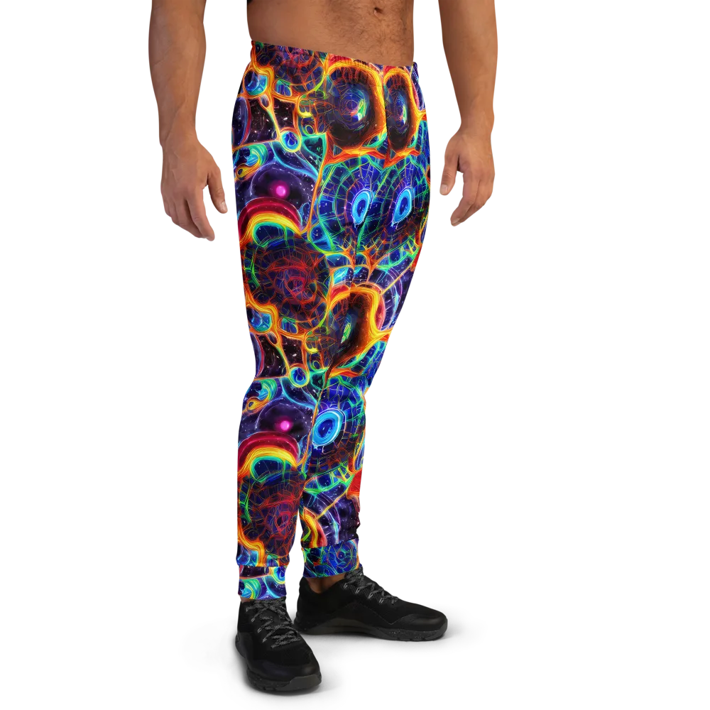 Radiant Cosmos on Men's Joggers — Right