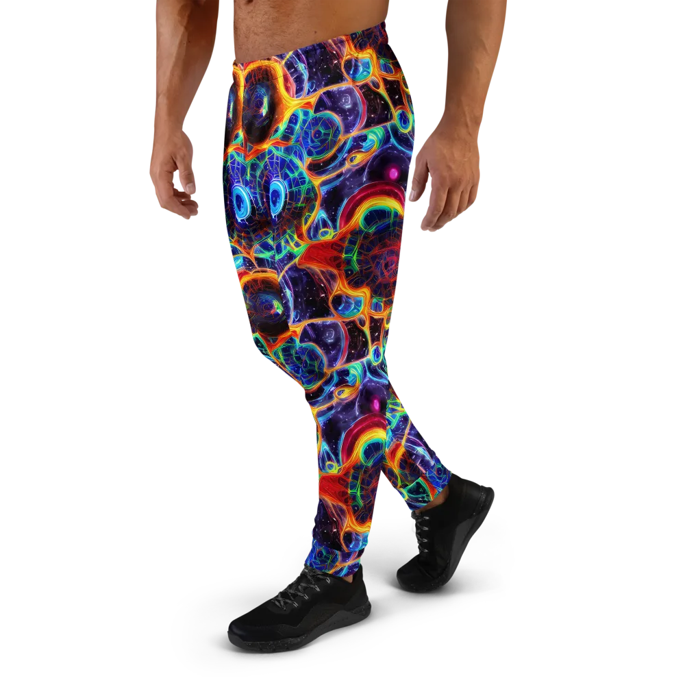 Radiant Cosmos on Men's Joggers — Left