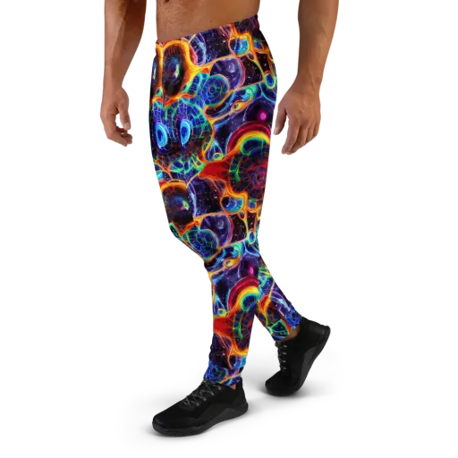 Radiant Cosmos on a Men's Joggers
