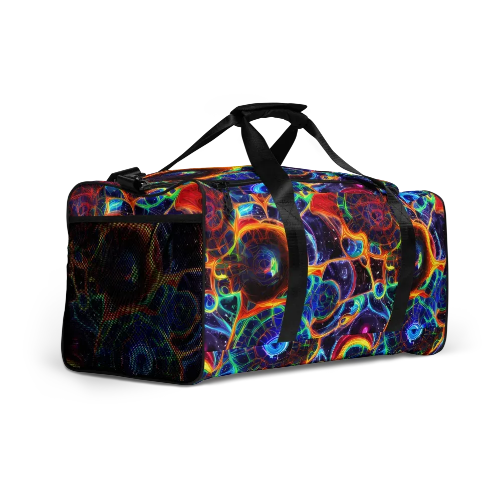 Radiant Cosmos on Duffle Bag — Right Front