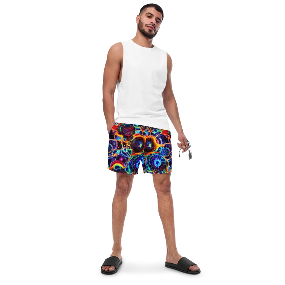Radiant Cosmos on Swim Trunks — Front
