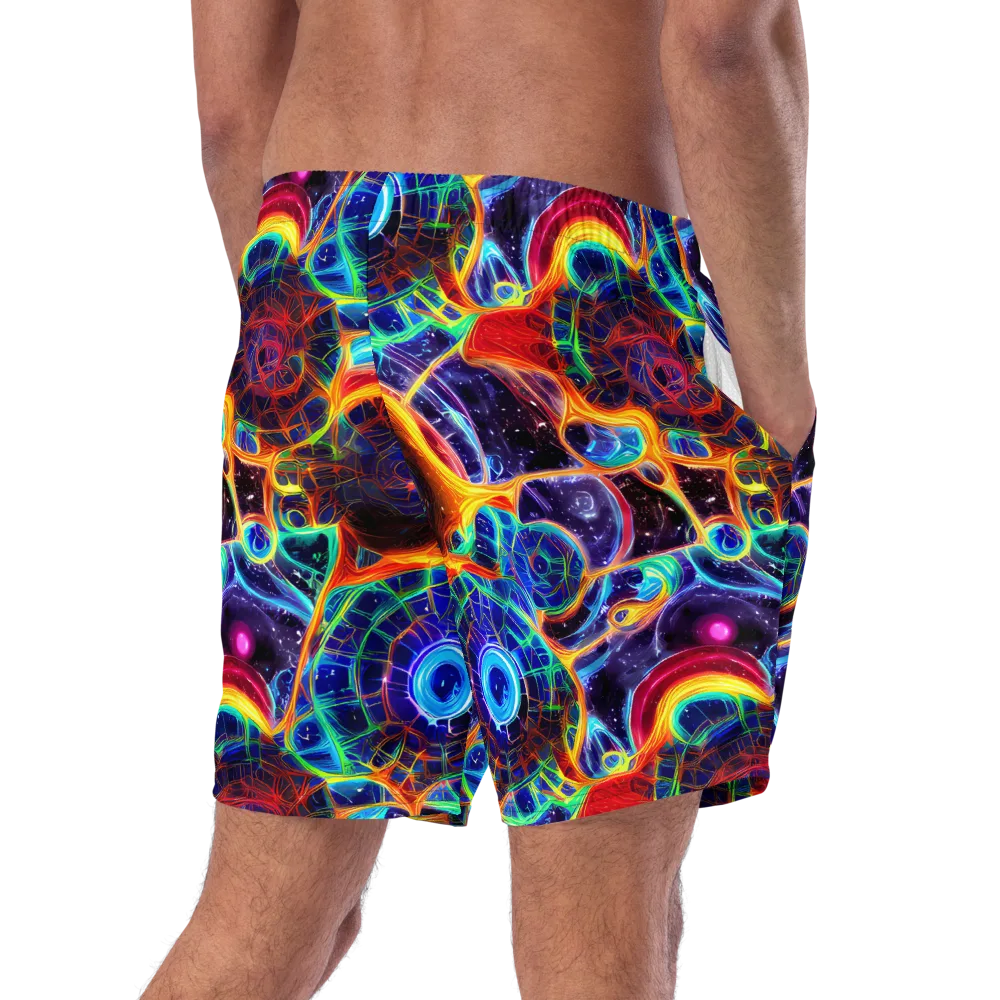 Radiant Cosmos on Swim Trunks — Right Back