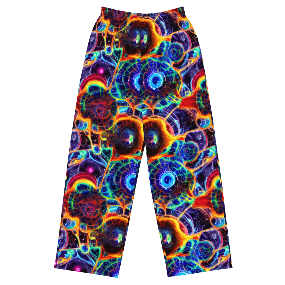 Radiant Cosmos on Wide-Leg Pants — Front
