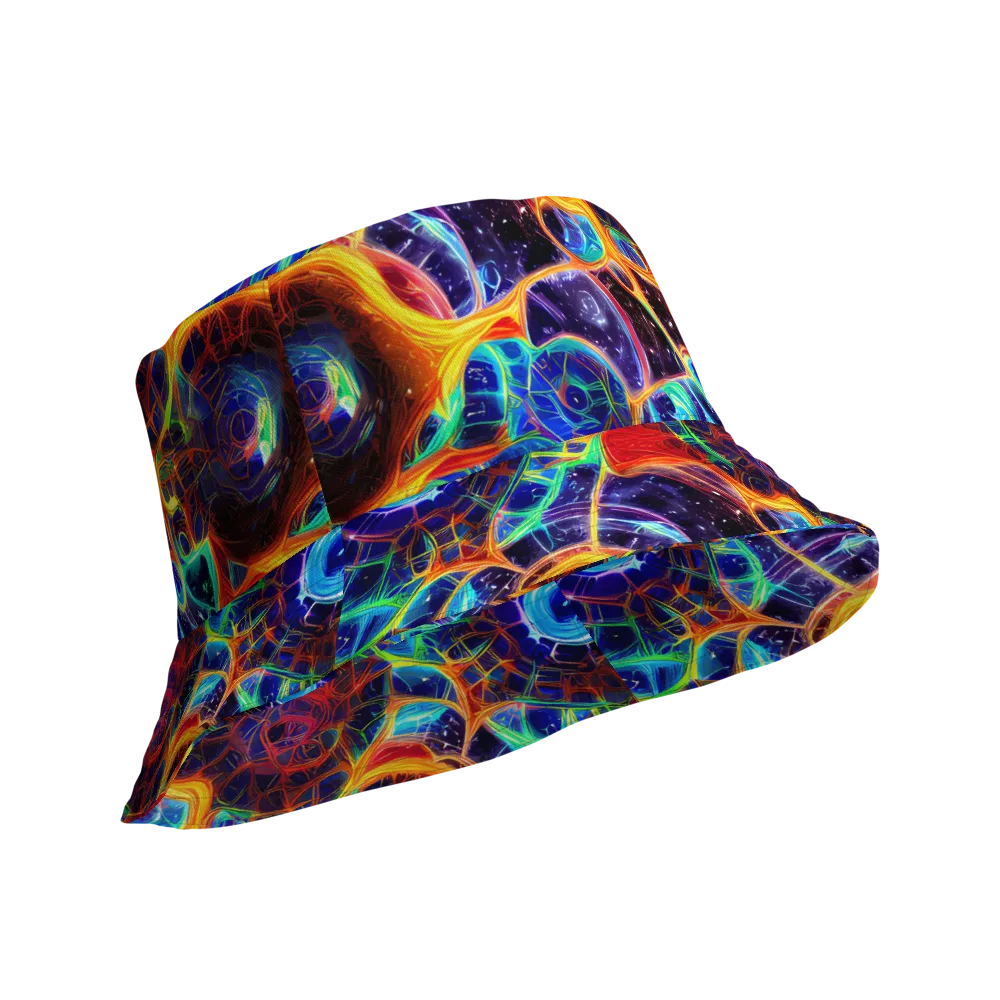 Radiant Cosmos on Reversible Bucket Hat — Product details Outside