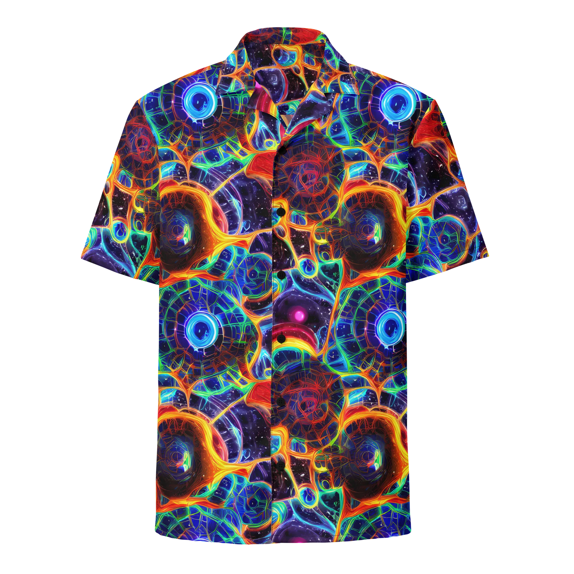 Radiant Cosmos on Button Shirt — Front
