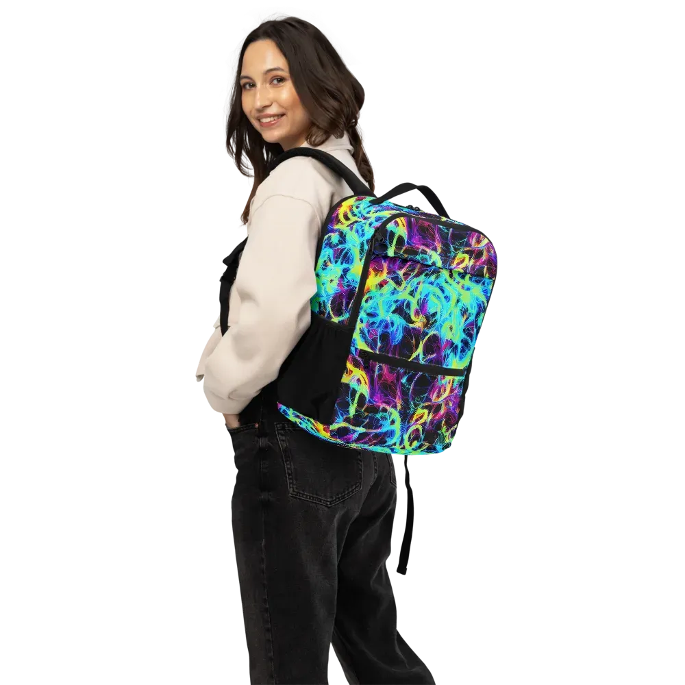 Celestial Tangledown on Utility Backpack — Back