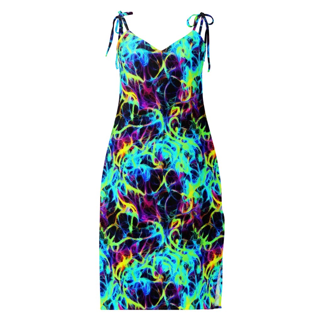 Celestial Tangledown on Slip Dress — Front
