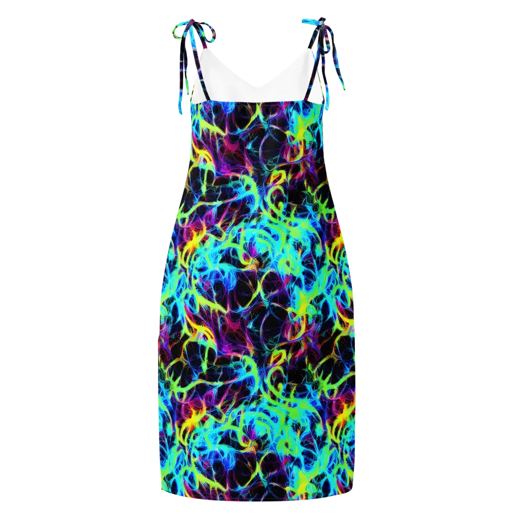 Celestial Tangledown on Slip Dress — Back