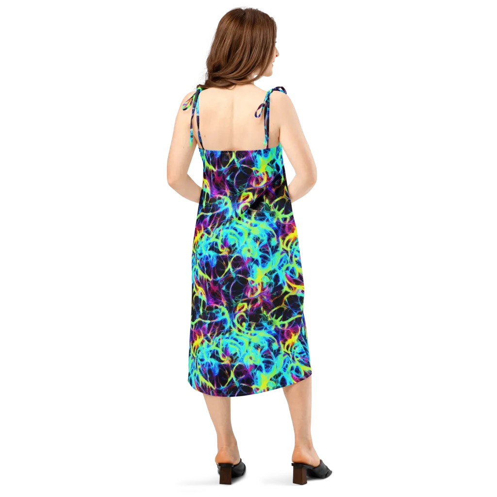 Celestial Tangledown on Slip Dress — Back