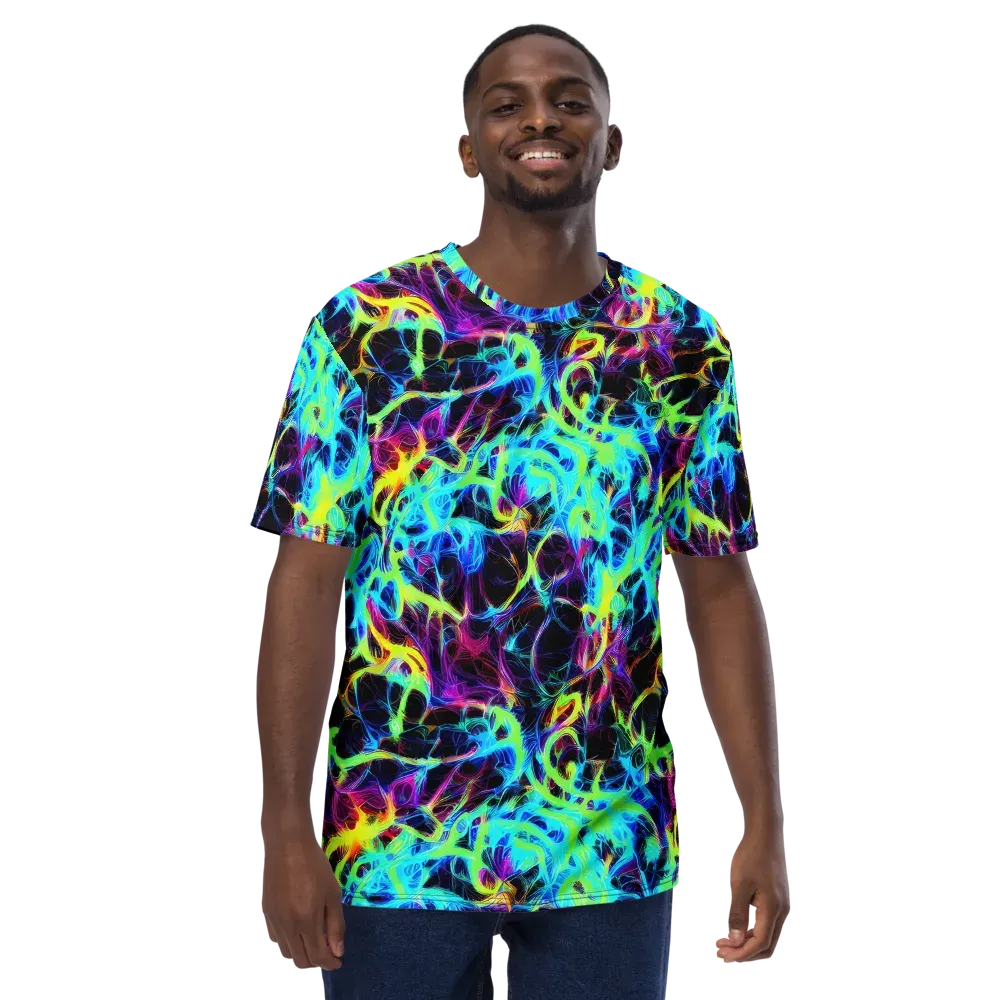 Celestial Tangledown on Men's Crew Neck T-Shirt — Front