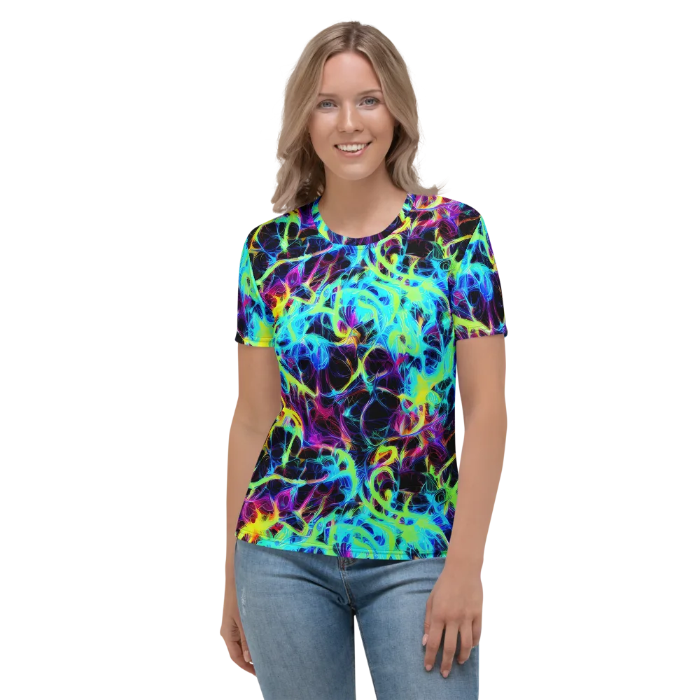 Celestial Tangledown on Women's Crew Neck T-Shirt — Front