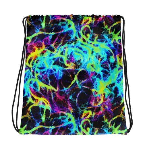 Celestial Tangledown on a Drawstring Bag