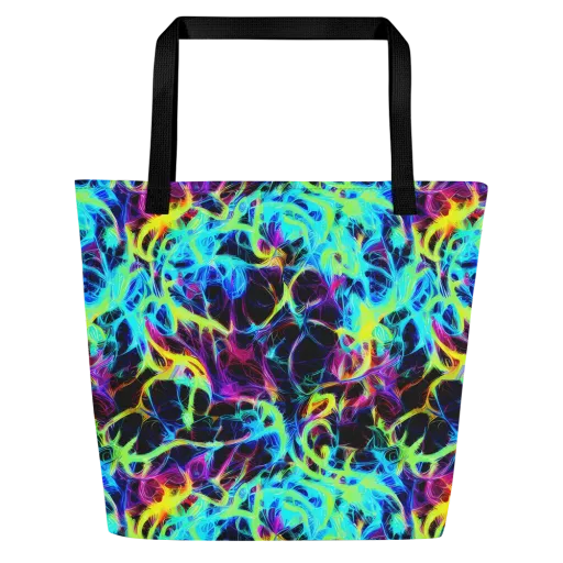 Celestial Tangledown on a Large Tote Bag W/ Pocket