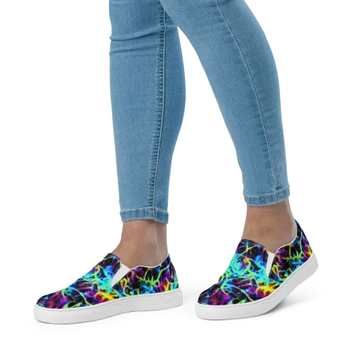 Celestial Tangledown on a Women's Slip-On Canvas Shoes