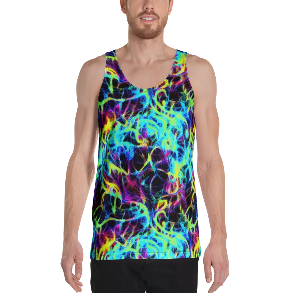Celestial Tangledown on Men's Tank Top — Front
