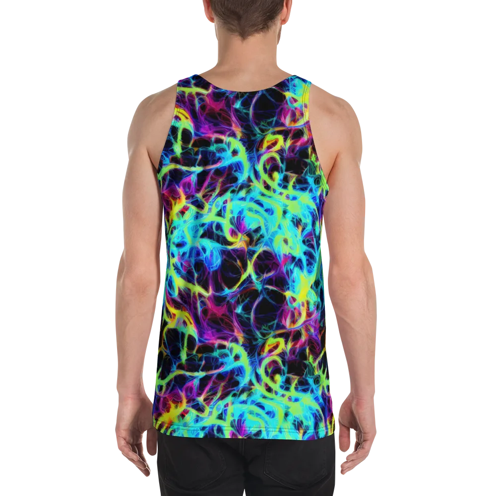 Celestial Tangledown on Men's Tank Top — Back