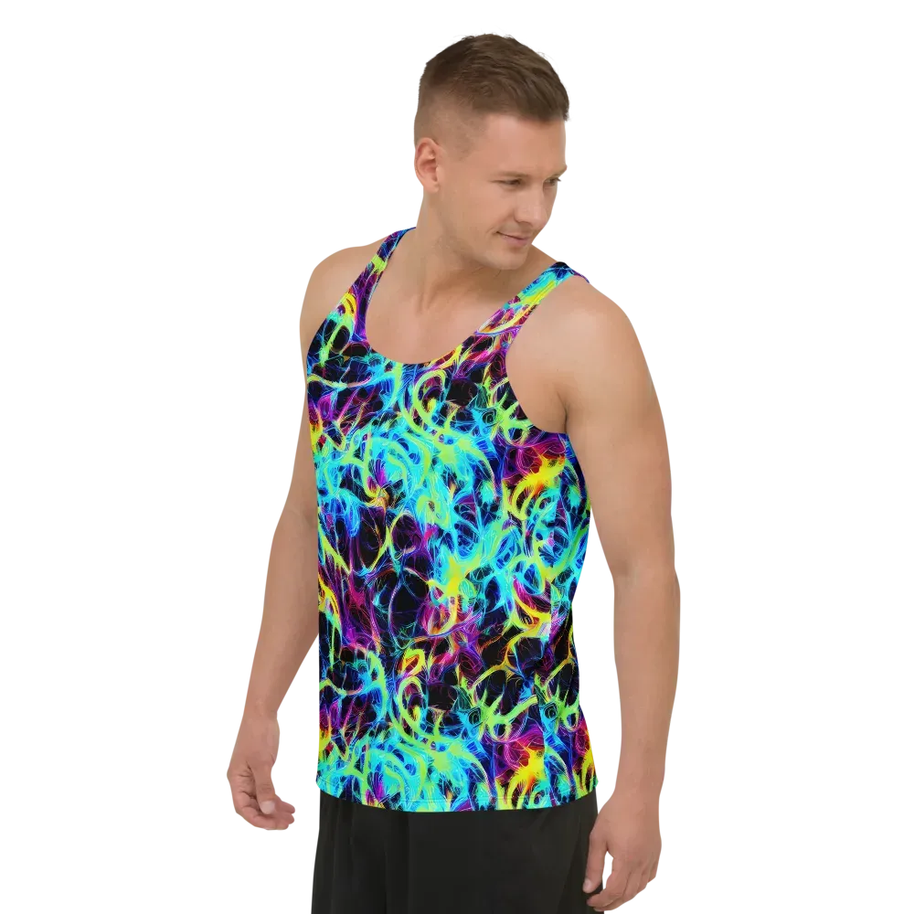 Celestial Tangledown on Men's Tank Top — Left Front