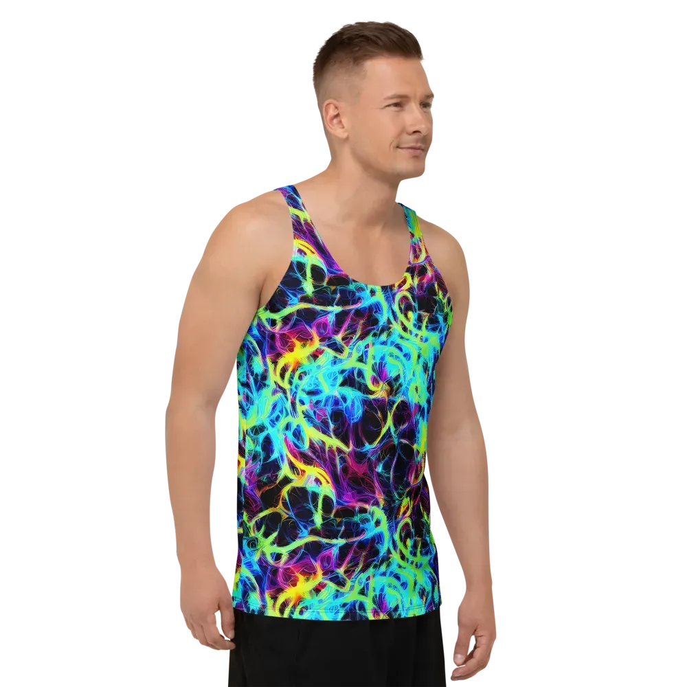 Celestial Tangledown on Men's Tank Top — Right Front