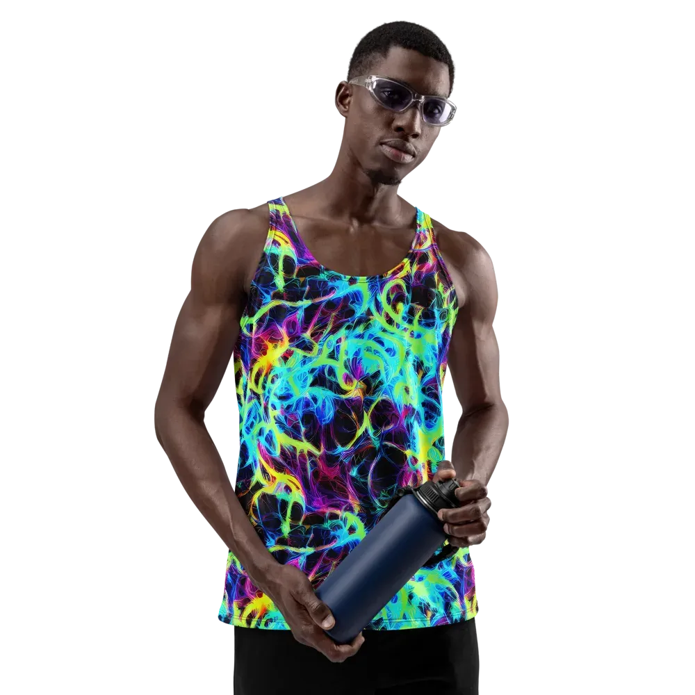 Celestial Tangledown on Men's Tank Top — Front
