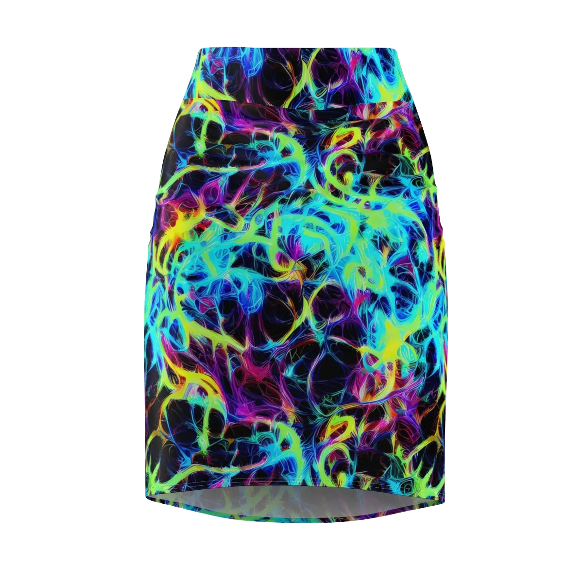 Celestial Tangledown on Pencil Skirt — Front