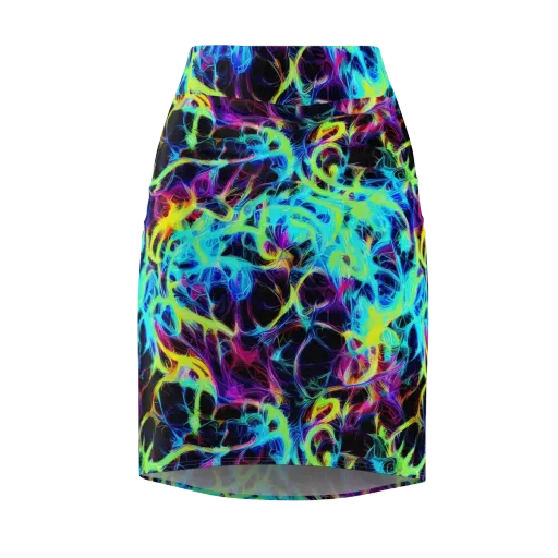 Celestial Tangledown on a Pencil Skirt