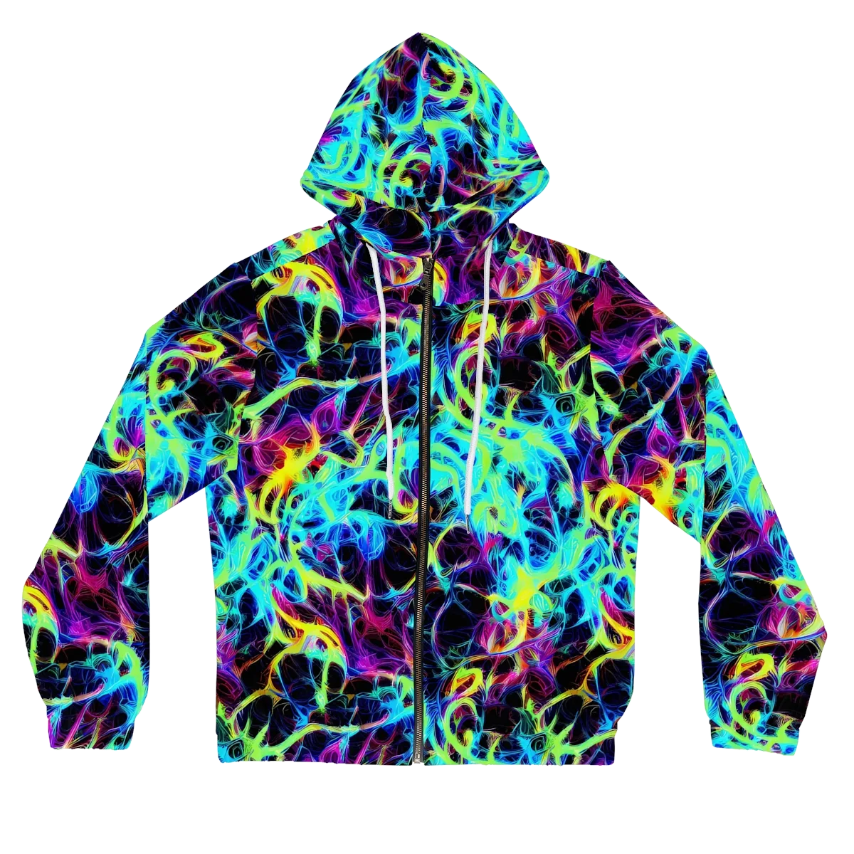 Celestial Tangledown on Women's Full-Zip Hoodie — Front