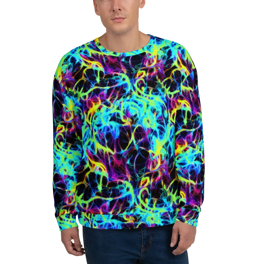 Celestial Tangledown on Sweatshirt — Front