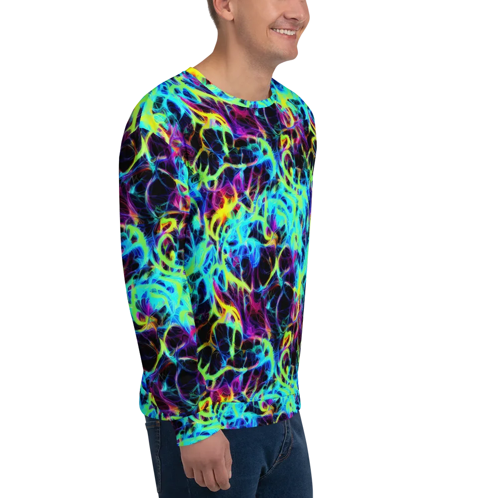 Celestial Tangledown on Sweatshirt — Right Front