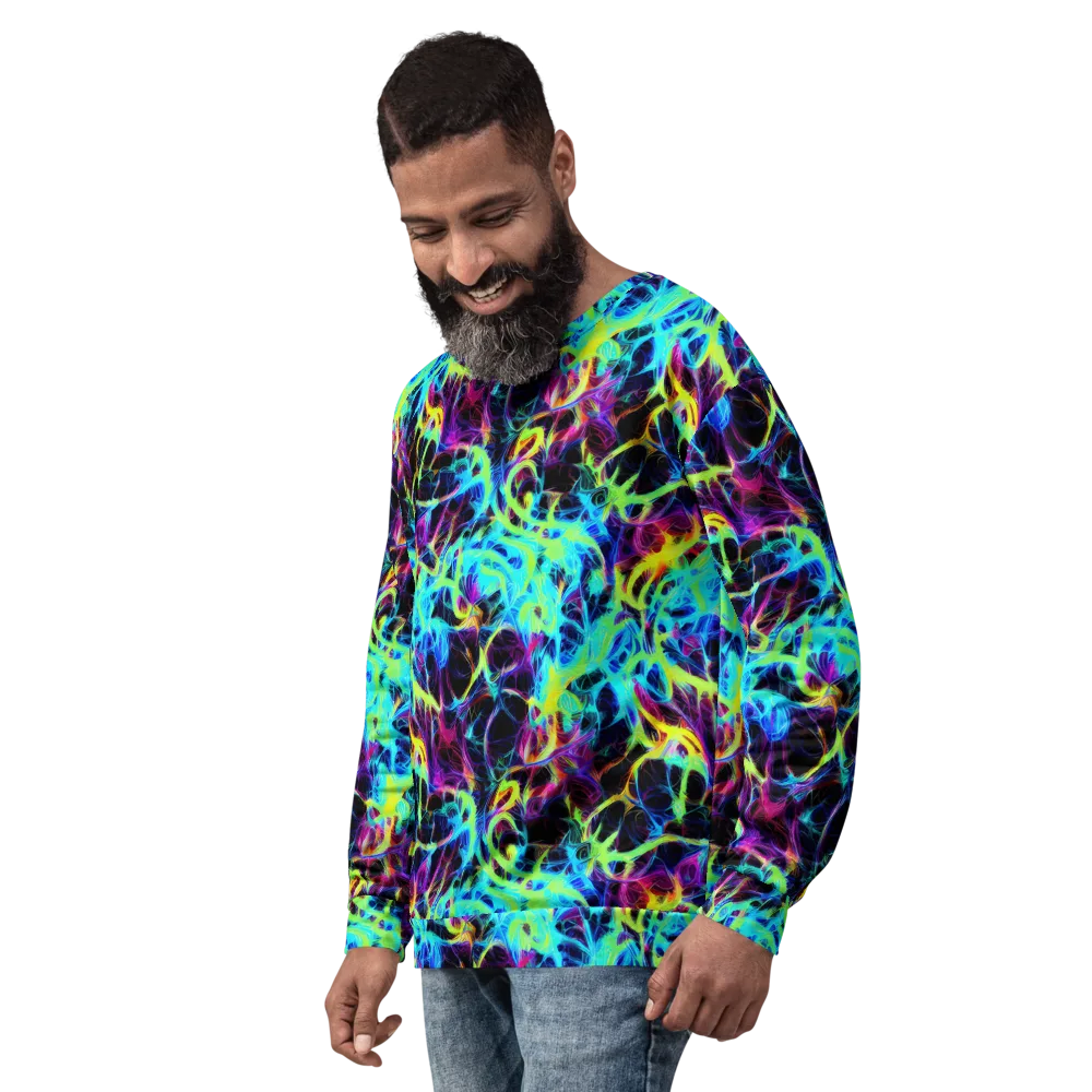 Celestial Tangledown on Sweatshirt — Left Front